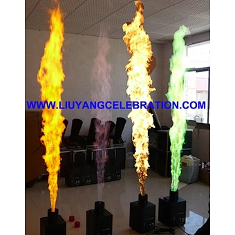 Different Color Oil Fire Thrower Machine Dmx512 Control Celebration Product Equipment Ce Fireworks Effect Stage Flame Projector