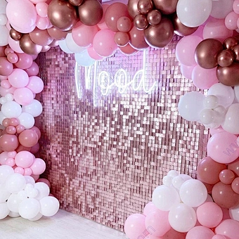 Event Clear Back Panel Premium Silver 3d Black Gold Decoration 4d Party Para Shimmering 4d Metallic Sequin Backdrop Shimmer Wall