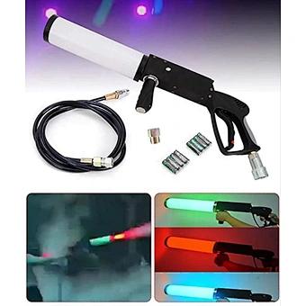 Professional SFX Stage Machine Co2 Jet Cannon LED Gun Party Equipment for Nightclub Bar Dj Wedding Concert Nigh Club Disco Event