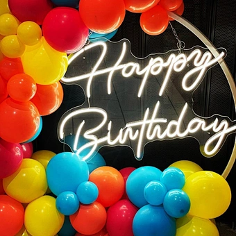 Lighting Decor Custom Led Light Oh Baby Wedding Open Wall Home Bar Party Decoration Happy Birthday Letter Neon Sign