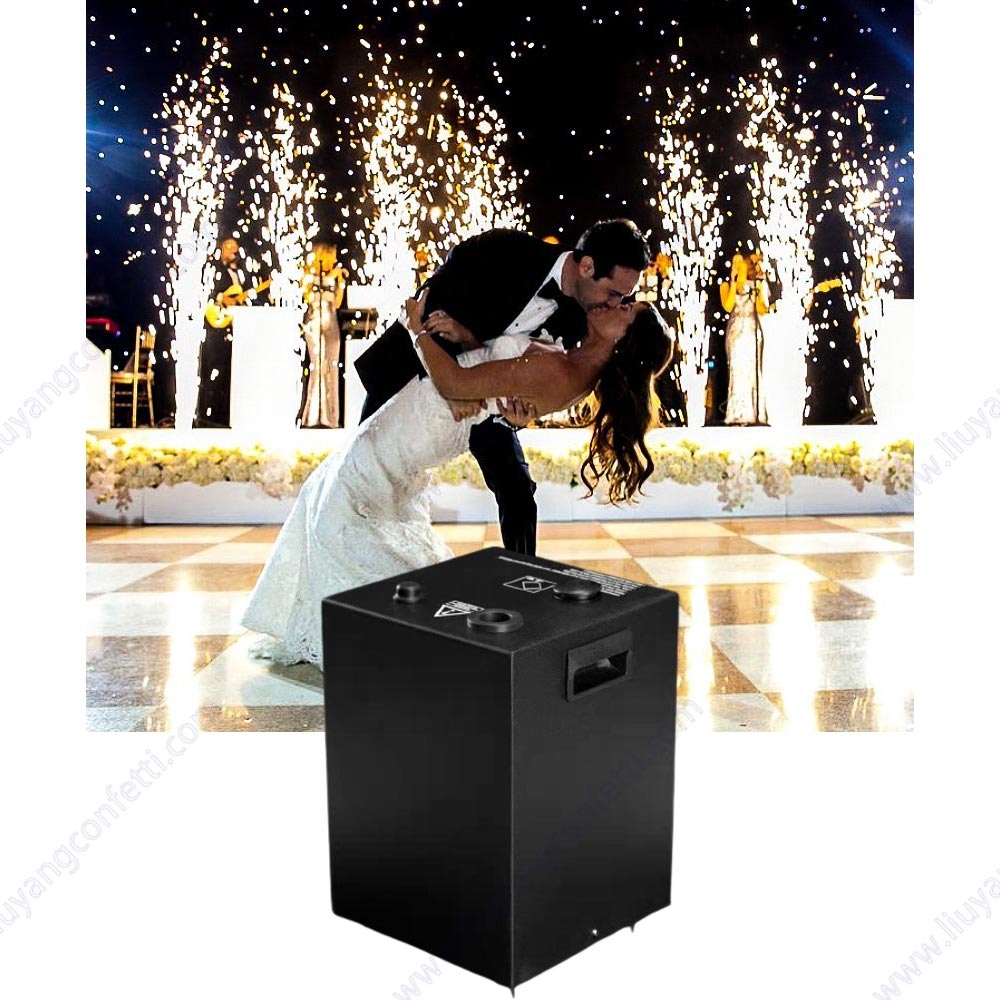 Mini Cold Spark Machine Wedding Cold Firework Machine For Party Disco Show Wedding 360 Photo Booth Accessories