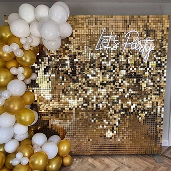 sequin wall backdrop for birthday party decoration multi color shimmer wall panel