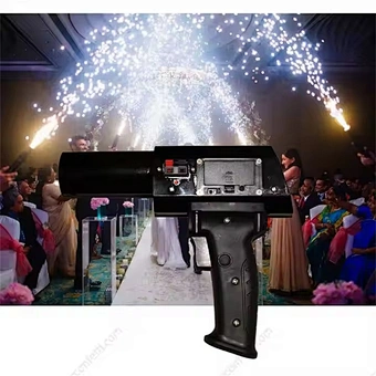 Hand Held Ignition Party Stage Fountain Firework Spark Firing System Machine Wedding Pyrotechnic Cold Gun Pyro Mini Fire Shooter