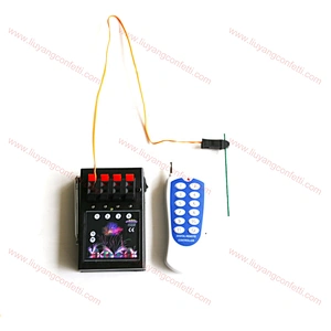 4 Cue wireless electric remote display show pyrotechnic firework digital firing system