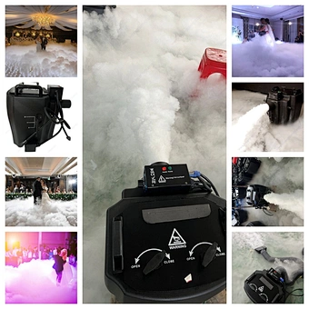 Marriage First Dance Nimbus DMX 3500W Dry Ice Machine Low Fog and Smoke Effect for Wedding Parties and Stage Events
