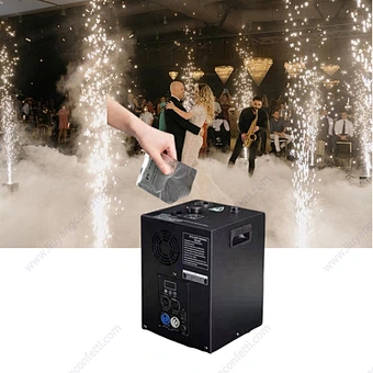 Fountain Fireworks Sparkler Dancing Sparkle Stage   Titanium Powder Ti Perfect Pyro Stage Equipment Fire Work Cold Spark Machine
