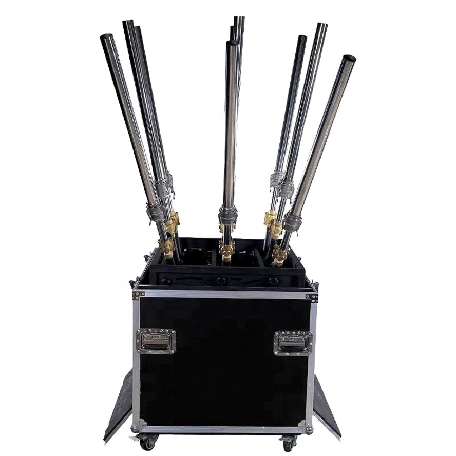 super 9 shots program confetti streamer cannons confetti blaster CONFETTI MACHINE  for DJ stage night club special effect sports
