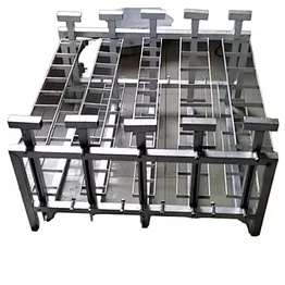 Advanced Steel Mortar Rack in Fan Shape for Decoration