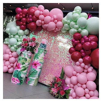 50 pc Baby Shower Yellow Helium Garland Pink Blue Rose Gold Happy Birthday White Gender Reveal Black Green Purple Party Balloon