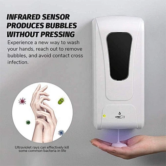 sanitizing sink touch free kiosk bottle contactless digital abs Automatic Soap Alcohol Pump Touchless Hand Sanitizer Dispenser