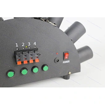 Indoor Pyrotechnic Cold Pyro Fountain Fireworks Firing System For Wedding Stage fan shape 7 shots