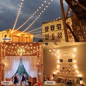 G40 10w 25feet Wedding Party Led Hot Selling Weatherproof Perfect Patio Outdoor Garden Decoration Bulb String Lights