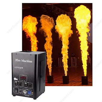 Theater Bar Performance Equipment Atmosphere Prop Dmx521 Stage Effect Spit Real Fire Dj Color Thrower Projector Flame Machine