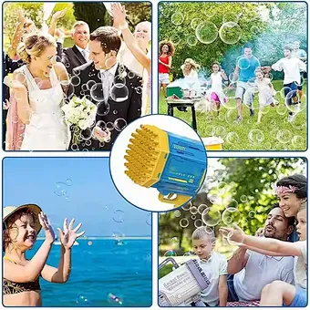 Competitive price 69 Hole Soap Blower LED Light Toy Bubble Gun for Children Gift Bubble Gun Machine