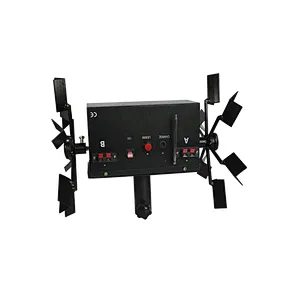Most popular in 2020 Remote Control Double Electric Windmill spark machine with 12 V rechargeable battery