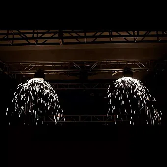 Wedding Party Reusable Dmx Remote control Waterfall Ice Firework Fountain Sparkler Cold Spark Machine For Stage Special Effect