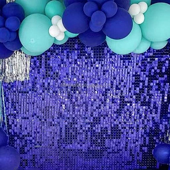 3d Factory Directly Wholesale Air Active Disco Decoration Pet Decorative Shiny Decor Advertising Board Shimmer Sequin Wall Panel