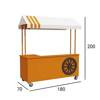 Good Quality White Stainless Steel New Wedding Design Champagne Cart For Events