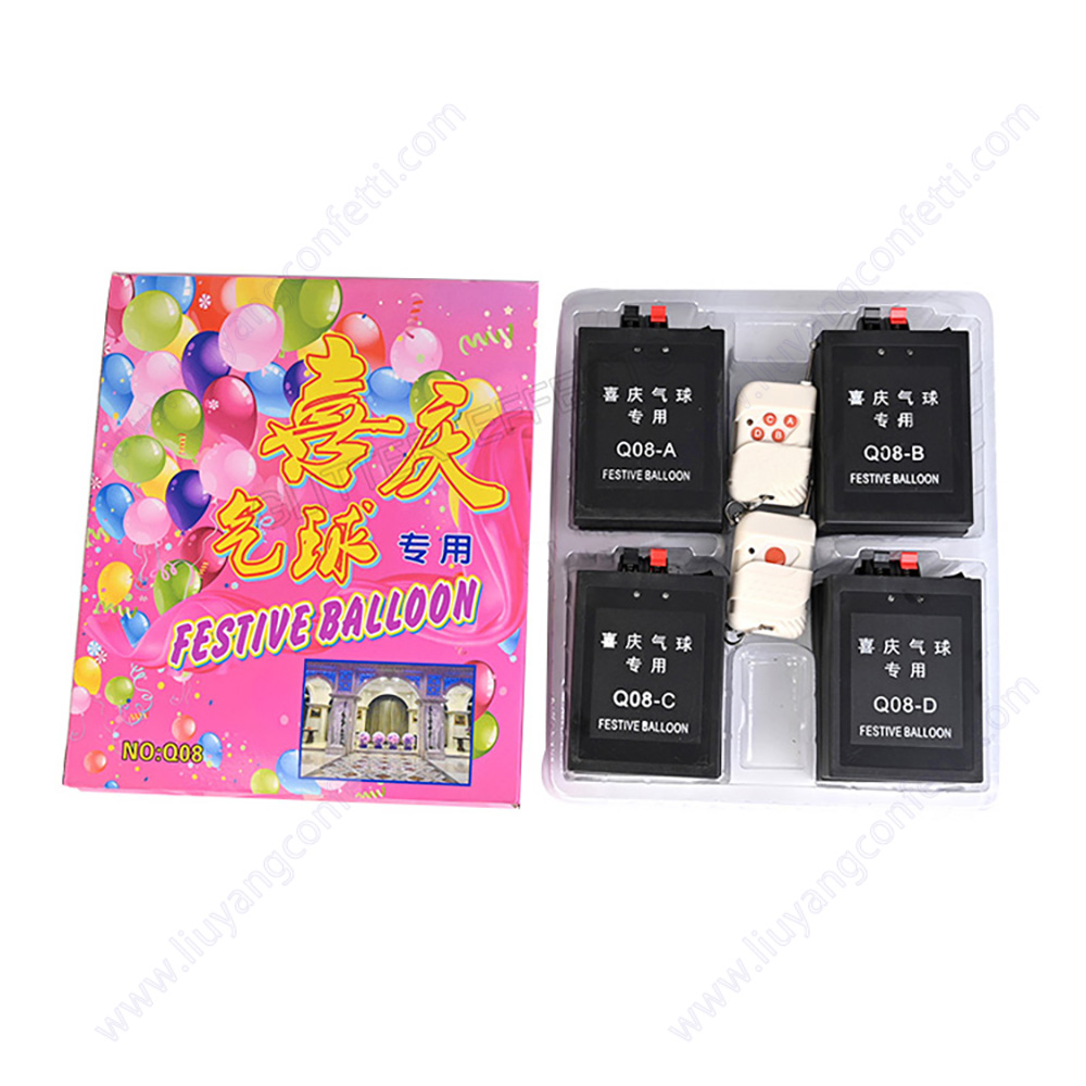 Party Celebration Cue Remote Control Receiver Wedding Machine Cold Fire Wireless Balloon Blasting Ignitor Firework Firing System
