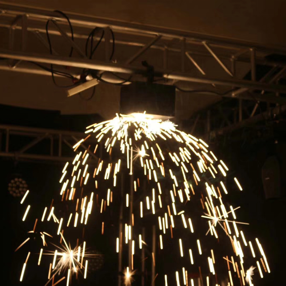 Wedding Party Reusable Dmx Remote control Waterfall Ice Firework Fountain Sparkler Cold Spark Machine For Stage Special Effect