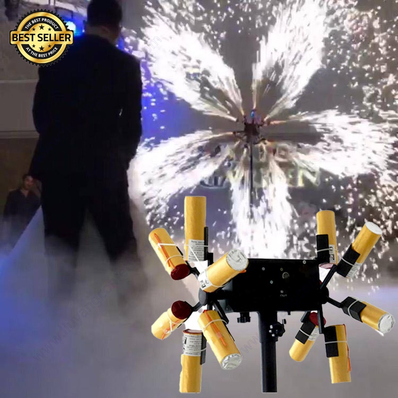Wedding Sculpt Fountain Stage Electric Windmill Cue Remote Control Wire Ignition Device Pyrotechnic Fireworks Firing System