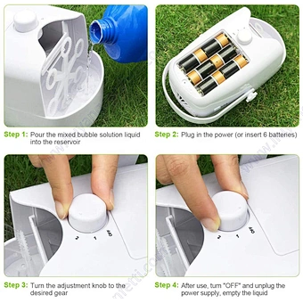 Automatic Dj For Party Wedding Kids Professional Stage Effect Toys Making Blower Plastic Electric Battery Bubble Machine
