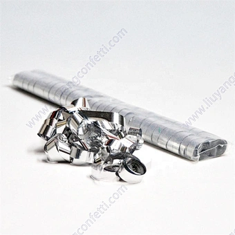 stage fx special effect colorfast fireproof metallic confetti silver streamer for wedding party sport concert stage event show