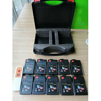 Wedding supplies pyro 10 cues 10 position one remote control fireworks firing system for professional audio