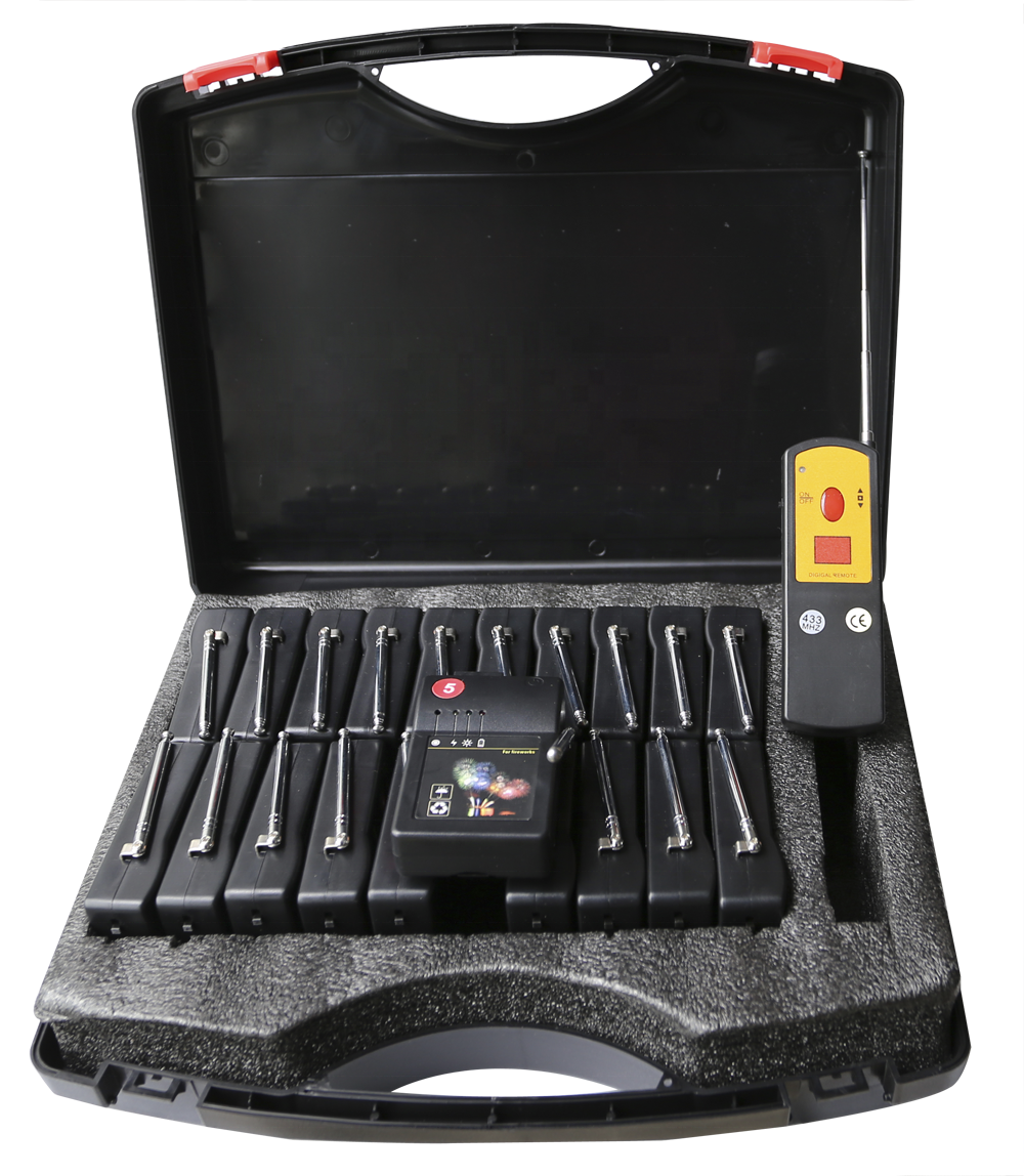 pyro 20 cues 20 position one remote controller 20 receivers fireworks firing system