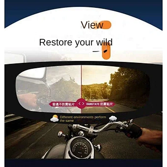 Hot selling motorcycle helmet special anti fog and rain film