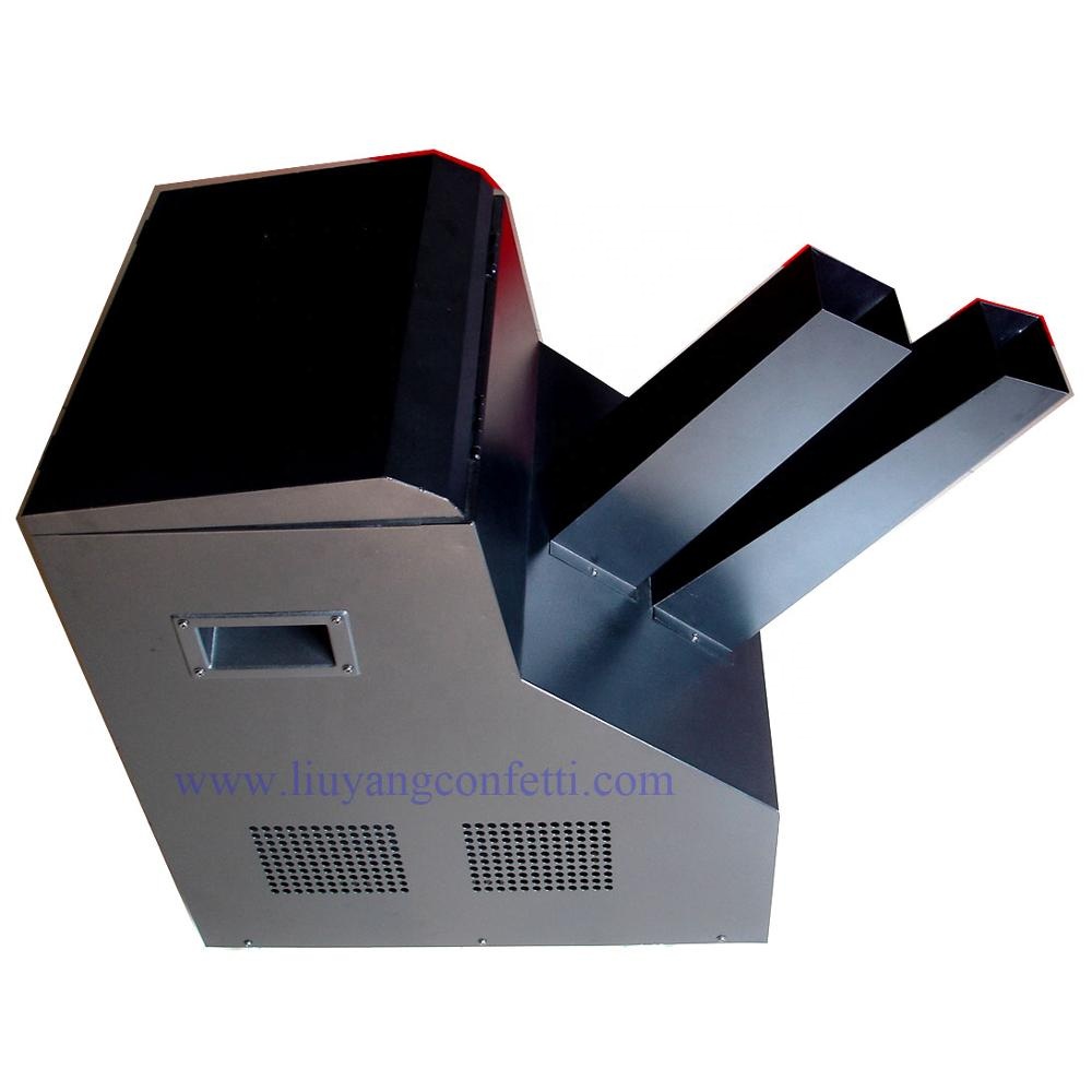 paper confetti blaster electric confetti machine big size Electronic remote control confetti blower for stage party wedding deco