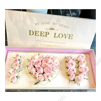 2022 I Love You Card Gnome Packaging Women San Valentin Saint Set Rose Flower Box Valentines Day Gift