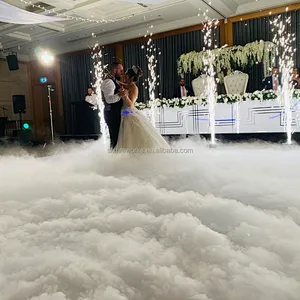 dancing on ice 100% output low fog machine Powerful dry ice machine 3500W dancing on the cloud for stage event party