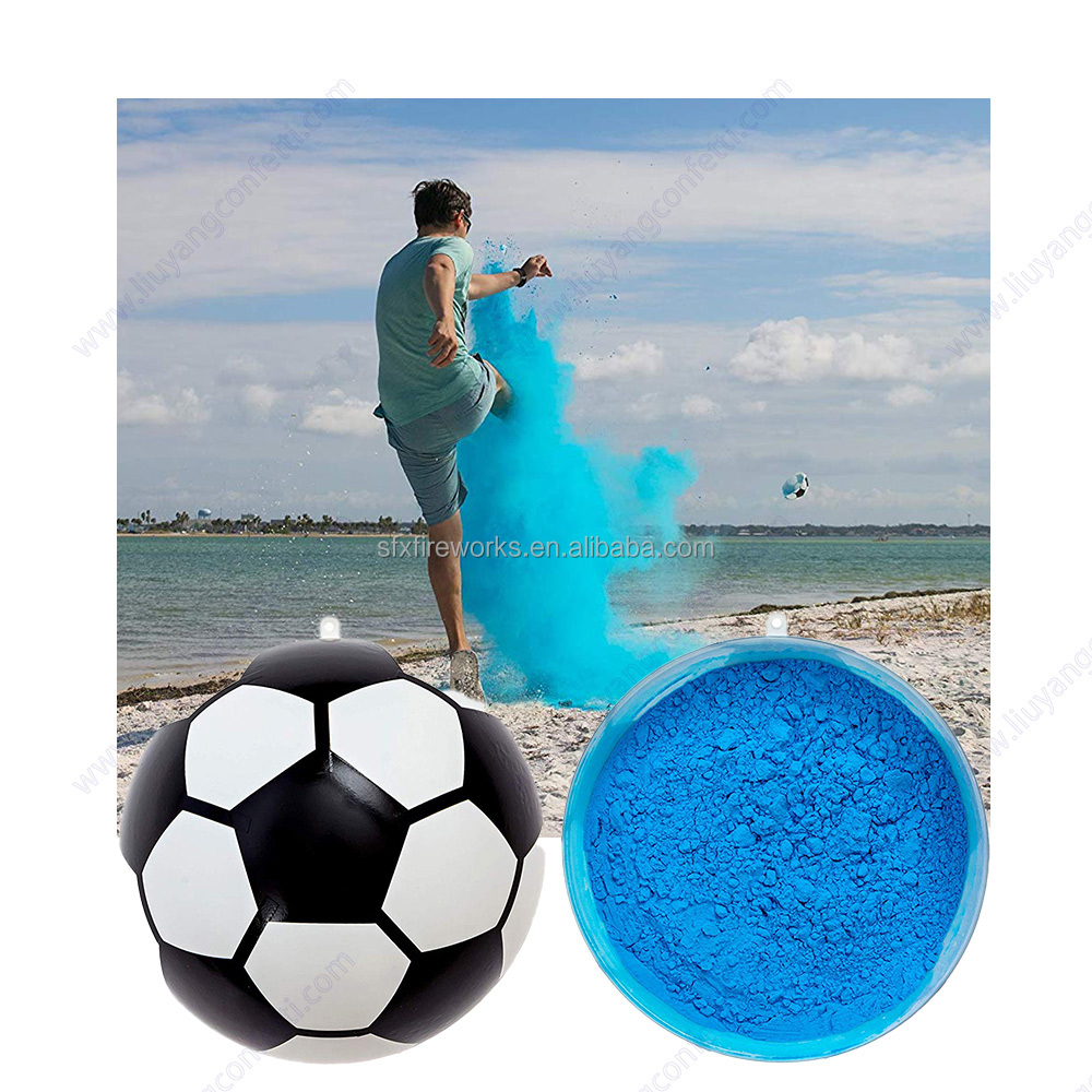 Baby Boy Girl Gender Reveal Soccer Ball Powder Gender Reveal Football Blue and Pink Powder Baby Shower Party Supplies