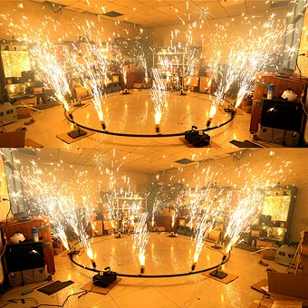 Pyrotechnic Machine Cold Indoor Electric Sparkler Marriage Hall Decoration Fountain Spark Rang In Stage Pyro Firework Wedding