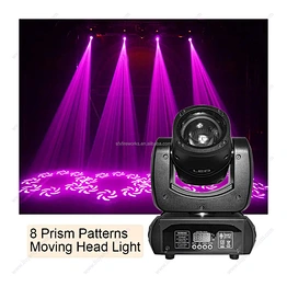 Disco Lighting Equipment Led Rgbw Dmx512 Spot Wash 3 In 1 Wholesale Rainbow Effect 100w Dj Moving Head Beam Stage Light