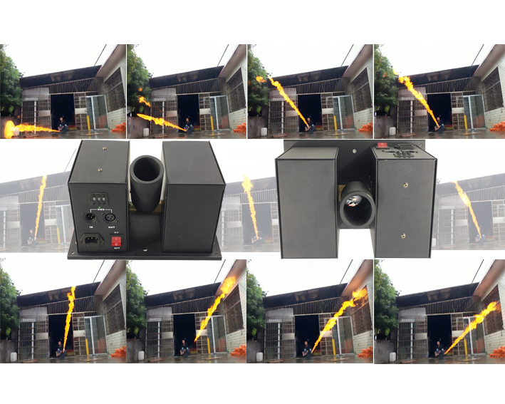 New Hot sale popular Dmx Fire Thrower Machine Stage Dj Show Effect moving head flame projectors with CE certificate
