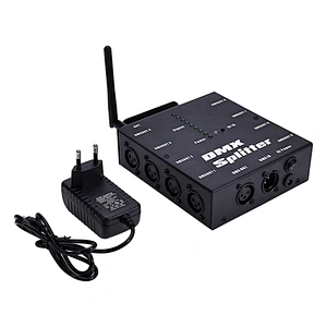 DMX signal amplifier repeater DMX Splitter 4 output ports AC 100-240V DMX controller 512