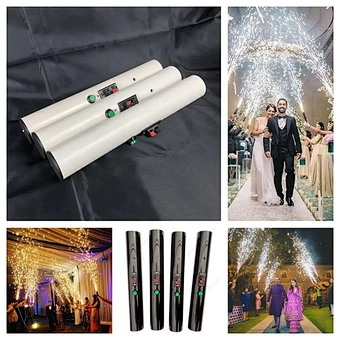 Hand Held Cold Pyro Shooter Reusable Use Normal Cold Pyro Fireworks Firing System For Stage Fountains Fireworks Ignition System