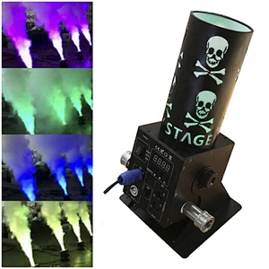 Led Ghost Dj DMX Control Stage Effect CO2 Jet Smoke Machine Spray 10Meters Led CO2 Jet Machine for Party Disco Holiday Weddings