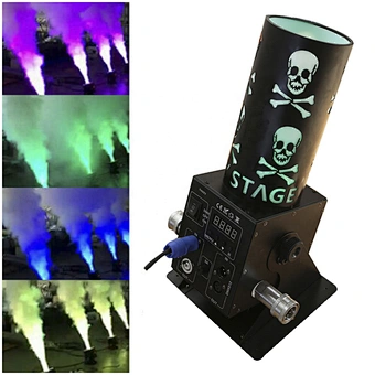 Led Ghost Dj DMX Control Stage Effect CO2 Jet Smoke Machine Spray 10Meters Led CO2 Jet Machine for Party Disco Holiday Weddings