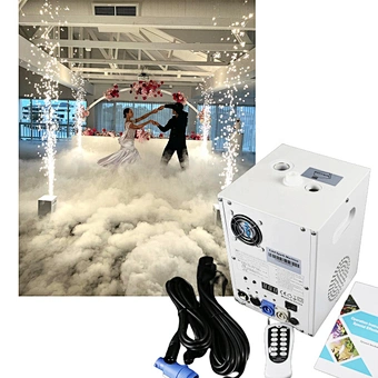 Hot Sell 110V Wedding Event Remote Wireless Dmx 512 Fountain Indoor Safe Dmx 650W Firework Cold Sparkle Spark Machine