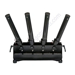Four shots Electric Launcher Cannon Co2 Dmx Electric Paper Rainbow Stage fx dj Streamer Wedding Party Confetti Machine