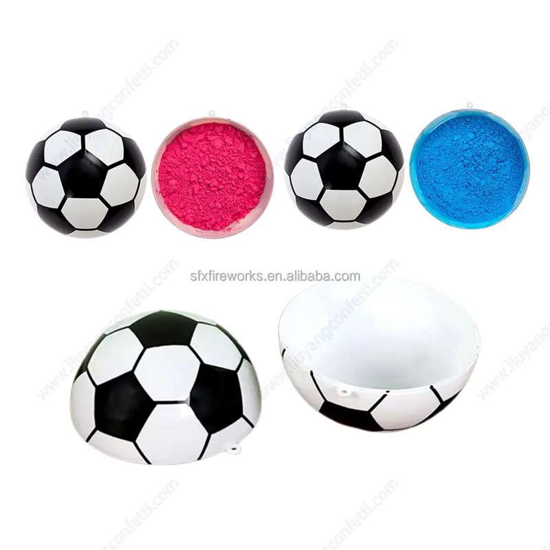 Baby Boy Girl Gender Reveal Soccer Ball Powder Gender Reveal Football Blue and Pink Powder Baby Shower Party Supplies