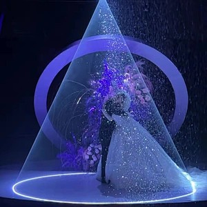 10W Full-Color Animation Wedding Laser Light Snow Machine for Dream Weddings Romantic Nights and Parties