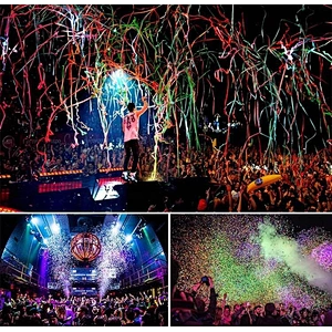 electrical confetti machine nine tubes confetti blaster confetti cannon machine for wedding party DJ stage night club stadium