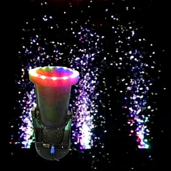 DMX control paper confetti blaster spray confetti machine LED electric confetti machine for stage party wedding decoration disco