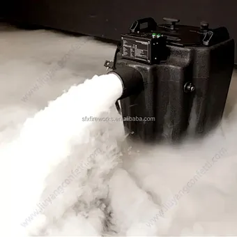 dry ice ground smoke fog machine 6000W dry ice machine for wedding first dance stage party wedding decoration