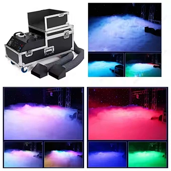 Professional wholesale price 3000W low lying fog smoke mist machine ground smog wedding concert water base low fog machine
