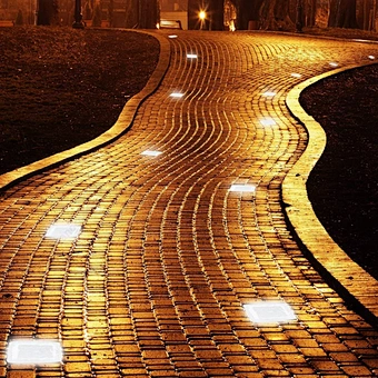Solar Block Cube Garden Light Cool Battery Landscape Lighting Glasses Led Outdoor Squares Paving White Path Ice Bricks